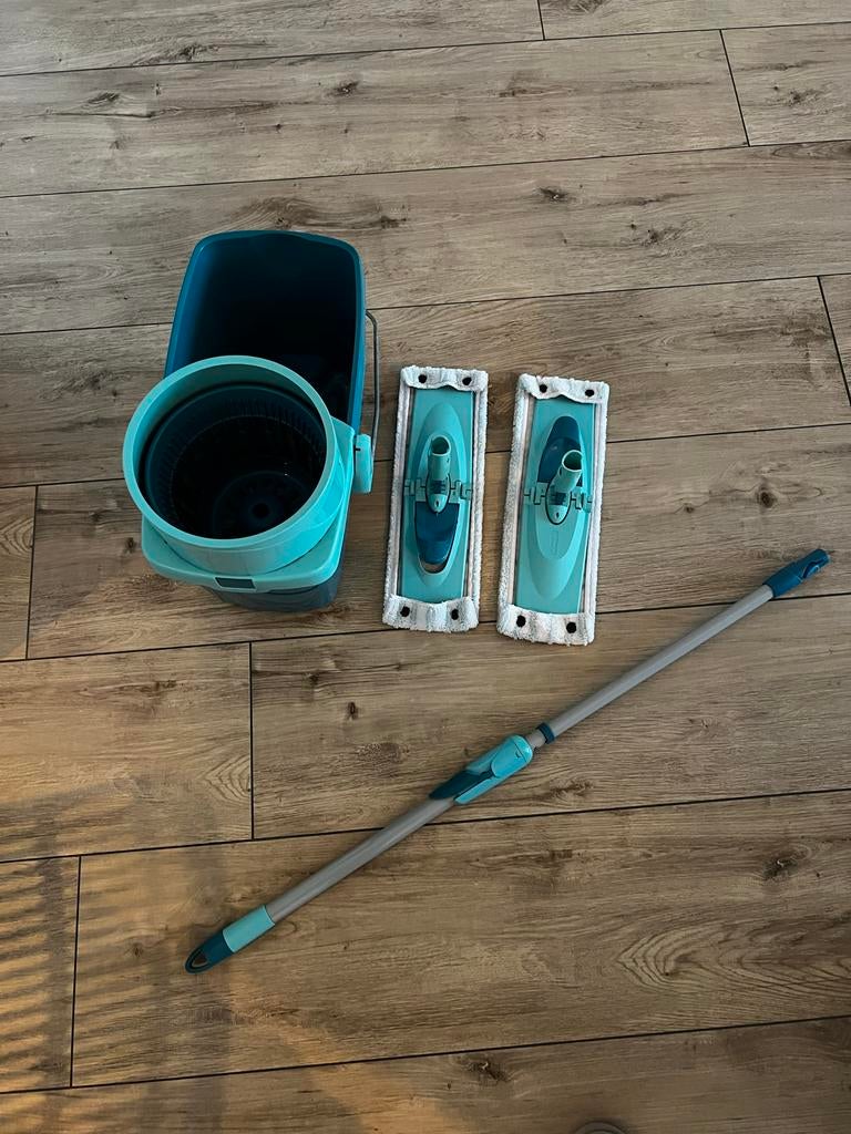 Dweil met Emmer en 2 Mopdoeken, Ophalen, Mop of Dweil