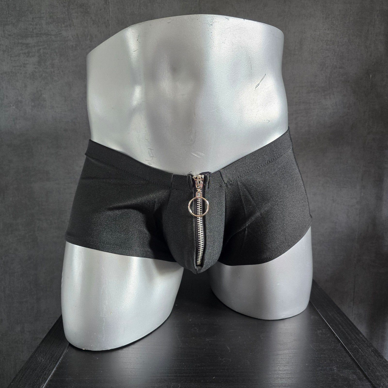Short met Rits, Verzenden, Zwart, Boxer