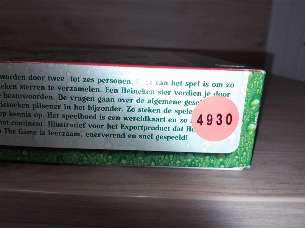 Heineken the game - s4930, Hobby en Vrije tijd, Gezelschapsspellen | Bordspellen, Verzenden, Zo goed als nieuw