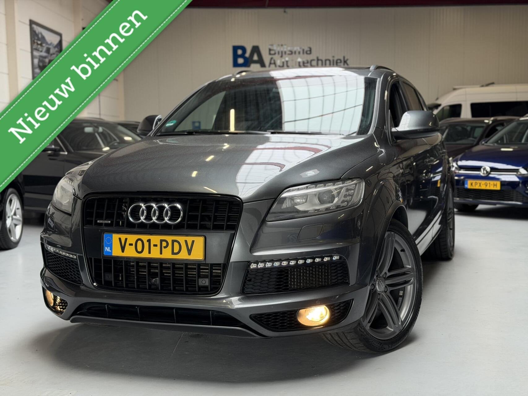 Audi Q7 4.2 TDI quattro S-line | Grijs kenteken | Keramisch, Auto's, Bestelauto's, Gebruikt, 8 cilinders, 340 pk, Diesel