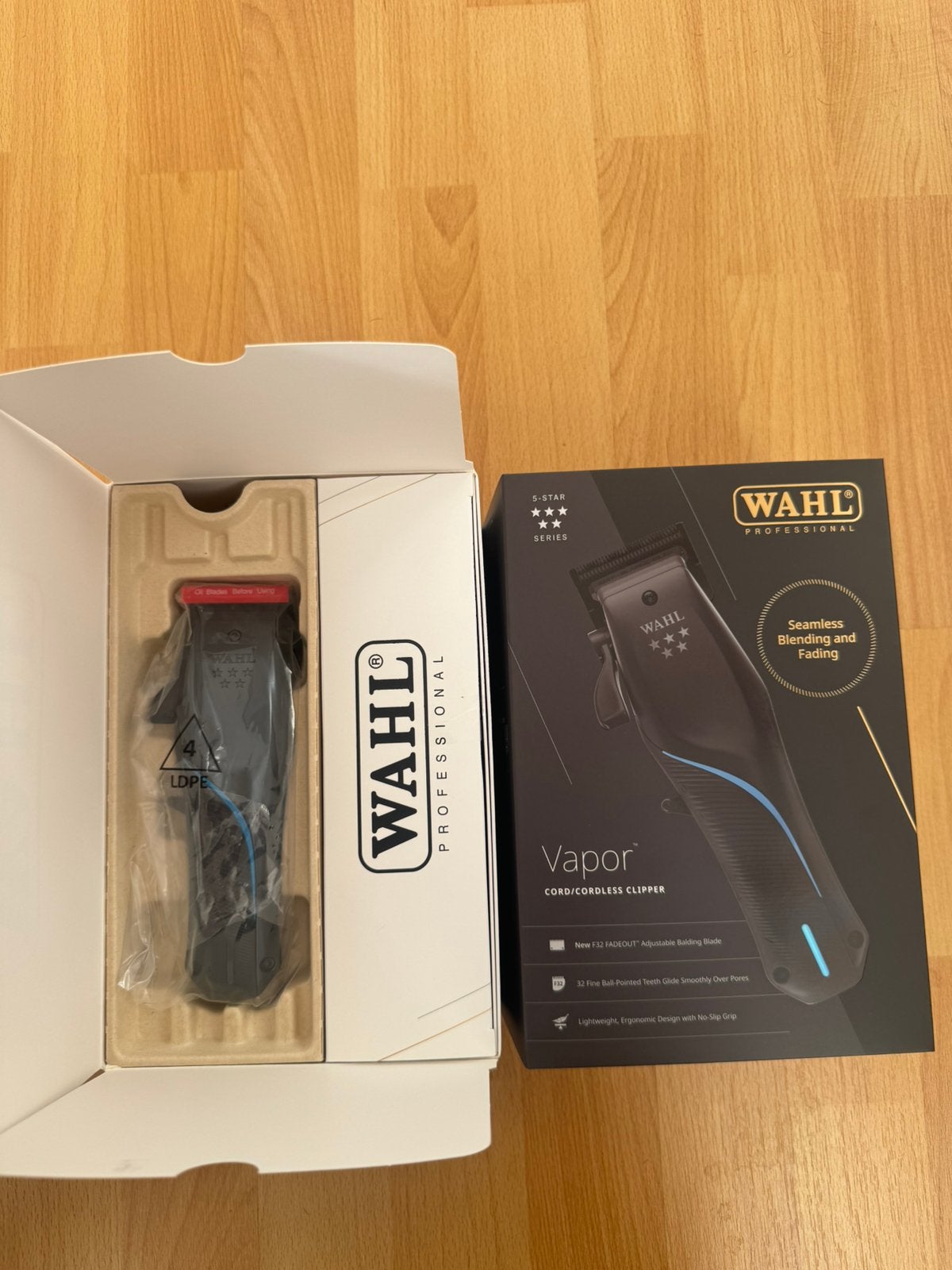 Wahl Vapor Tondeuse + Wahl Oplaadstation | Incl Factuur, Ophalen, Zo goed als nieuw