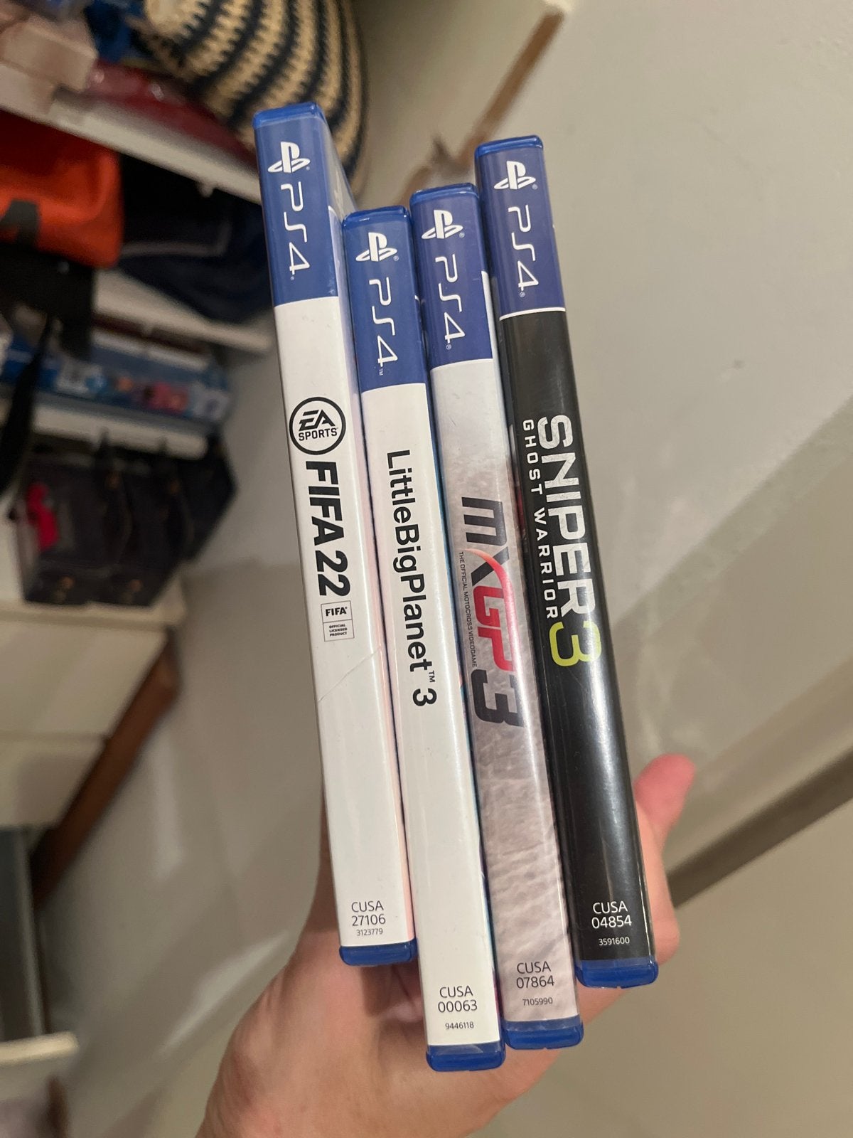 PlayStation 4 Spellen: FIFA 22, LittleBigPlanet 3, MXGP3, Sn, Ophalen, Gebruikt, Overige genres