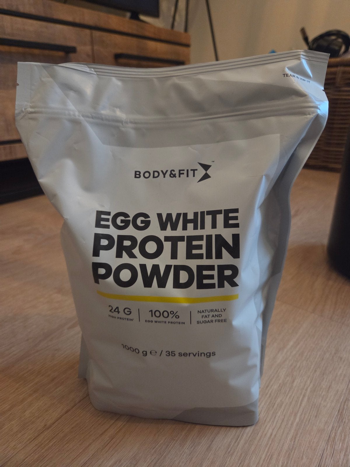 Body & Fit Egg White Proteine Poeder 1kg - Nieuw, Ophalen of Verzenden, Nieuw, Poeder of Drank