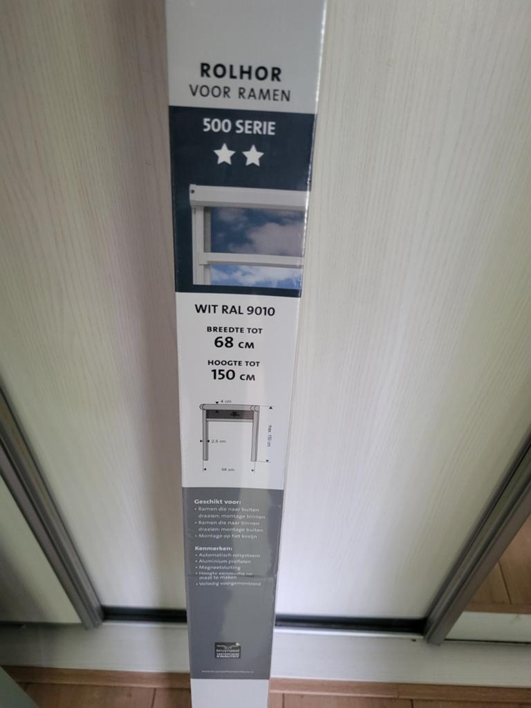 Rolhor Bruynzeel nieuw in doos 68 x 150, Minder dan 80 cm, Overige typen, Minder dan 200 cm, Nieuw