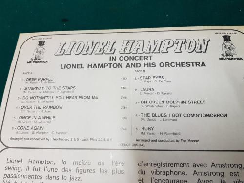 lp lionel hamton, Ophalen of Verzenden