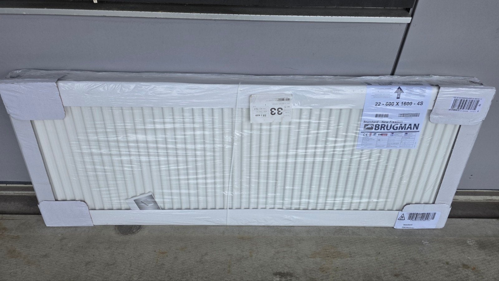 Nieuwe Brugman radiator 22-600x1600-4S, Ophalen, Nieuw, Radiator