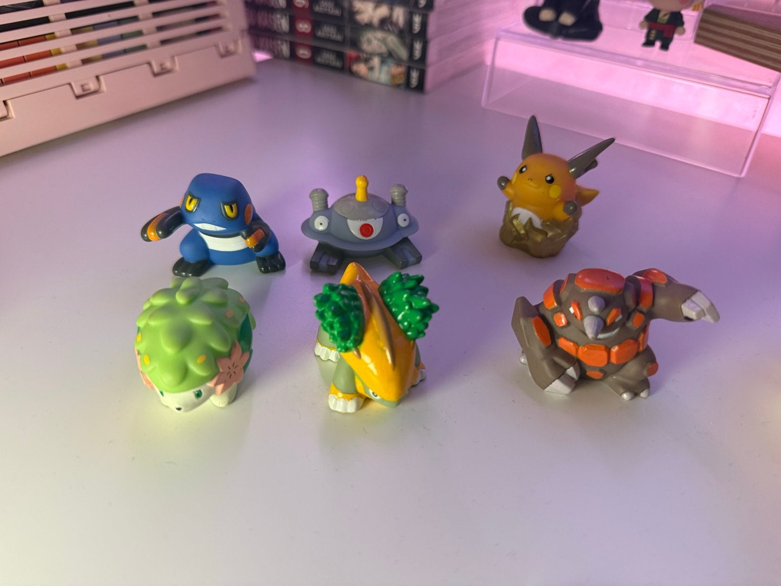 Pokémon Bandai figuren set - Raichu, Toxicroak, Magnezone, Ophalen of Verzenden, Zo goed als nieuw