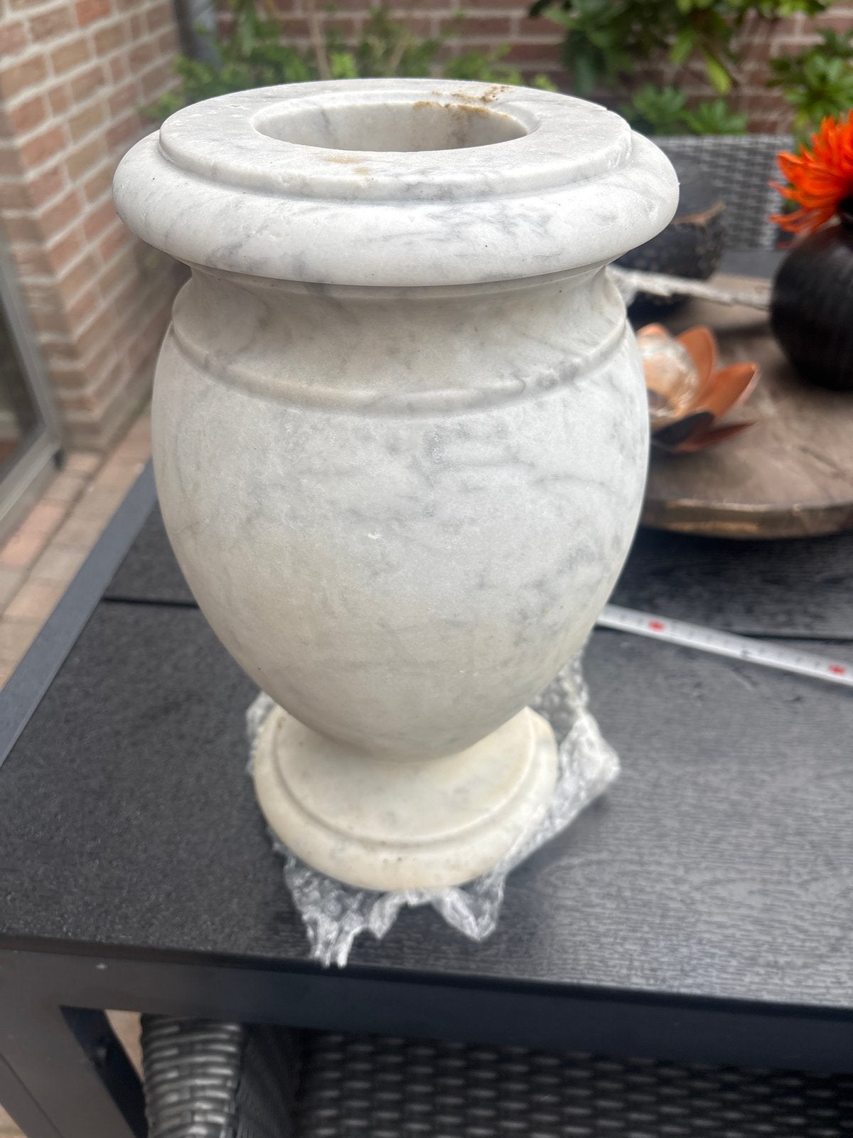 Marmeren vaas / urn - Decoratief object, Ophalen