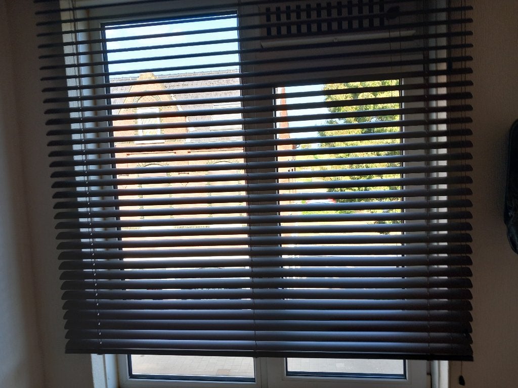 Luxaflex Antraciet 3 stuks, Ophalen, 120 cm, Gebruikt, 220 cm