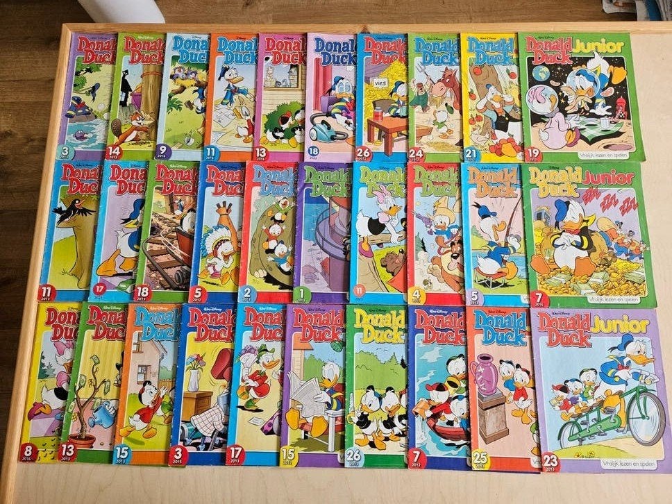 Donald Duck Junior 30 stuks, Boeken, Meerdere stripboeken, Ophalen of Verzenden, Gelezen, Walt Disney