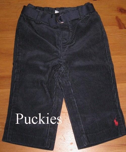 Donkerblauwe Ralph Lauren broek maat 68 NIEUW (9910), Broekje, Nieuw, Ophalen of Verzenden, Jongetje