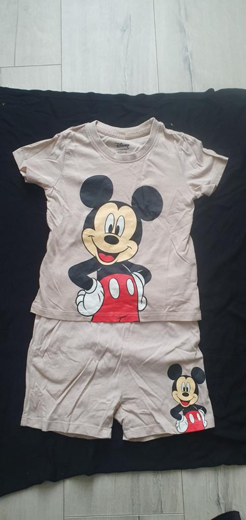 Mickey Mouse setje maat 98, Disney, Gebruikt, Jongen of Meisje, Ophalen of Verzenden