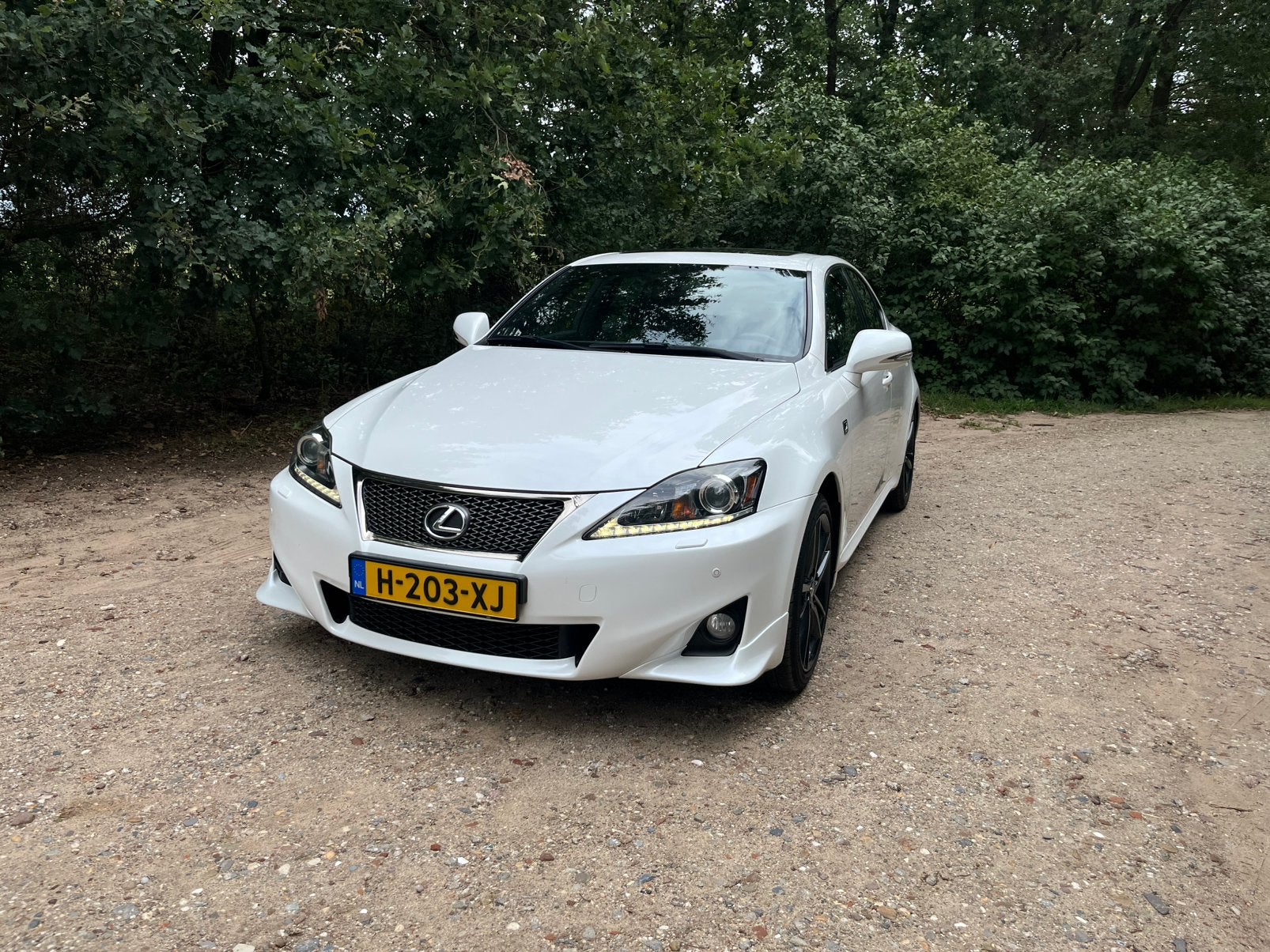 ️Uniek!  Lexus IS250 F-sport Liefhebbers auto!, Auto's, Achterwielaandrijving, Zwart, 1505 kg, Wit