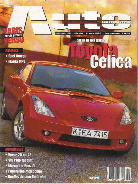 Autokampioen 22 1999 : Mercedes Benz CL - Toyota Celica 1.8, Ophalen of Verzenden, Gelezen, Algemeen