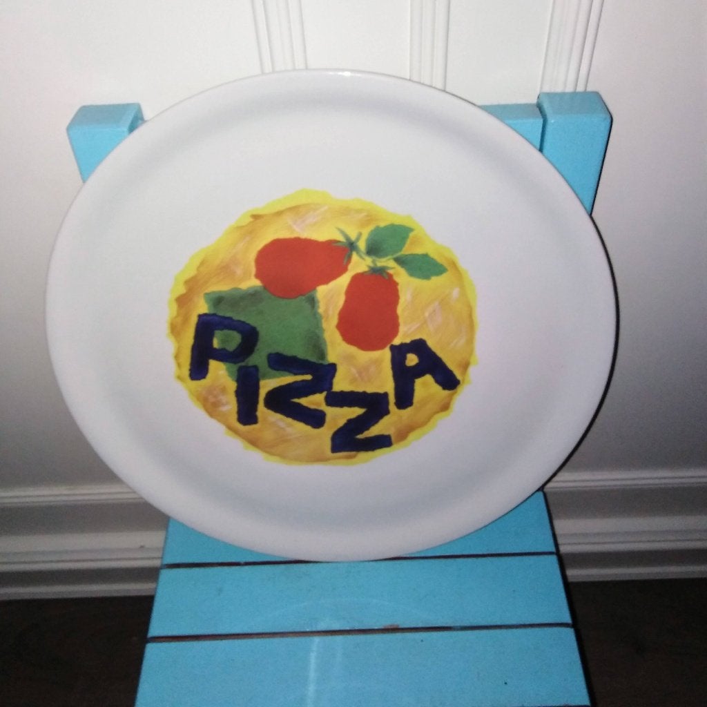 Pizza borden  Saturnia Porcellane 1 stuks, Ophalen, Gebruikt, Bord(en), Overige stijlen