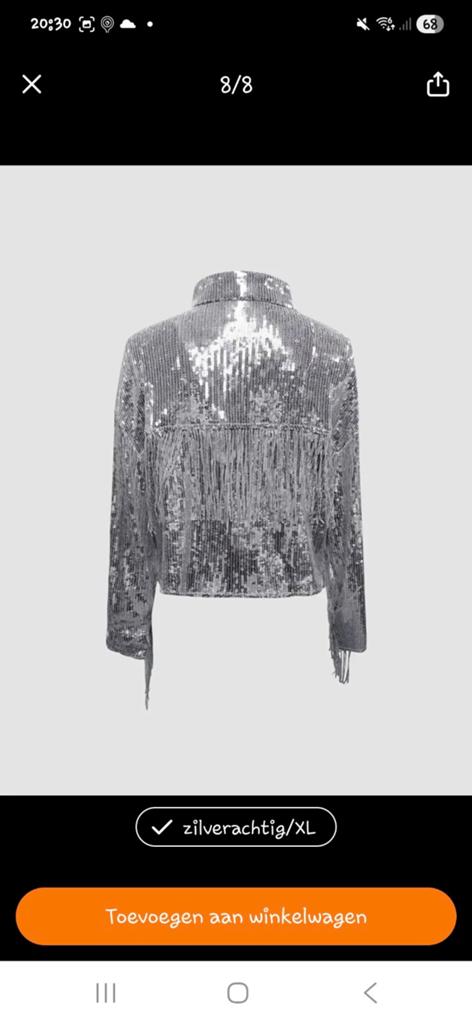 Disco outfit maat 42, Maat 42/44 (L), Ophalen of Verzenden, Kleding, Overige thema's
