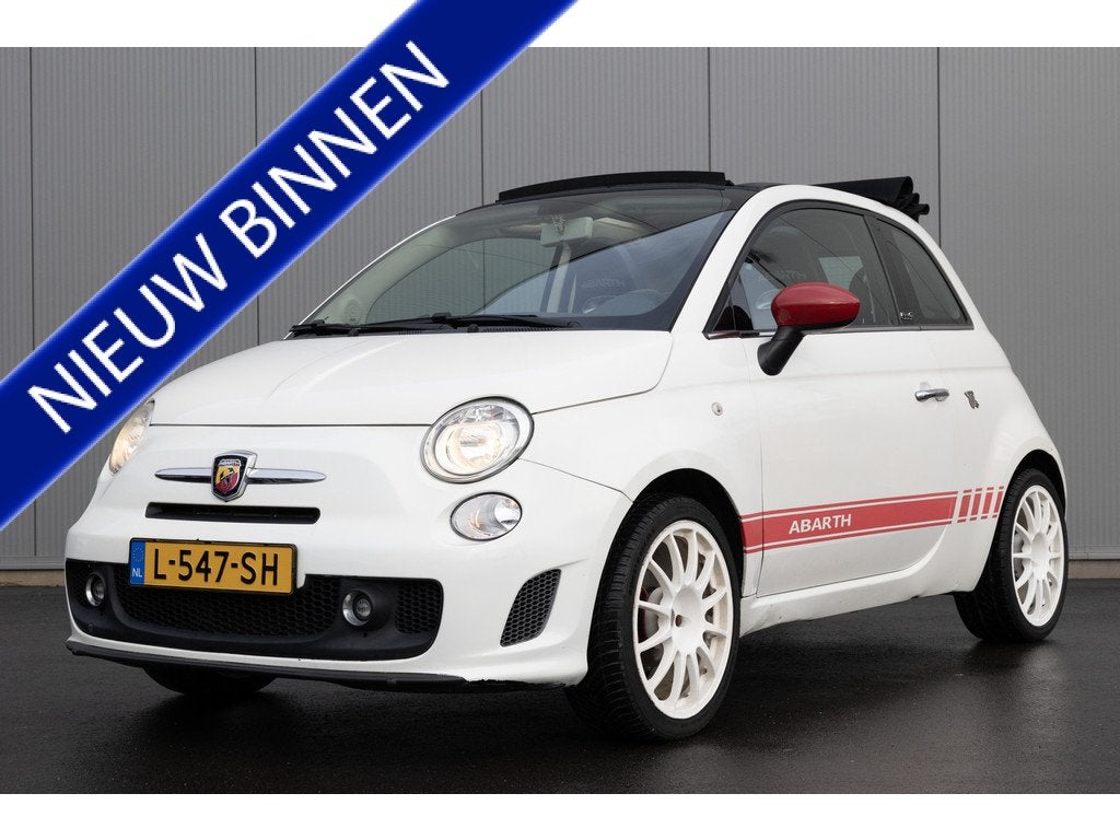 Fiat 500C | 1.2 | ABARTH | SPORTSTOELEN | LEDER | NAVI, Voorwielaandrijving, Euro 5, Gebruikt, 4 cilinders
