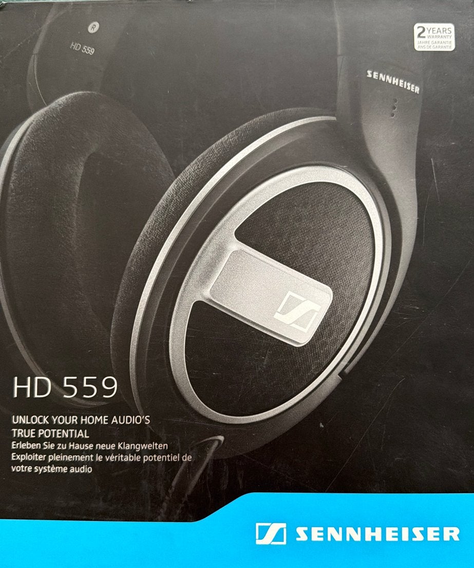 Sennheiser HD 559 Over-ear Koptelefoon - Zwart, Audio, Tv en Foto, Ophalen, Gebruikt, Sennheiser, Over-ear