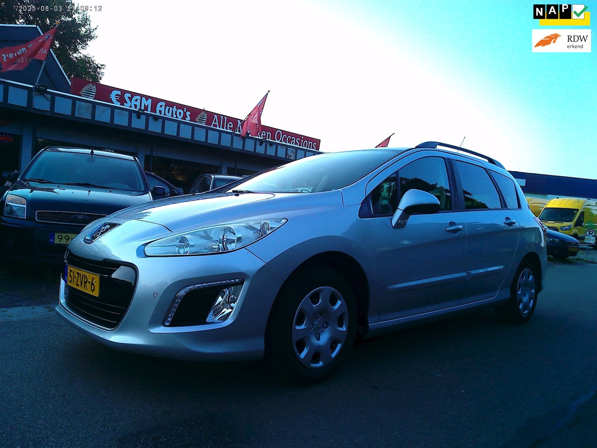 Peugeot 308 SW 1.6 VTi Active (2013 +Airco), Voorwielaandrijving, Gebruikt, 4 cilinders, Origineel Nederlands