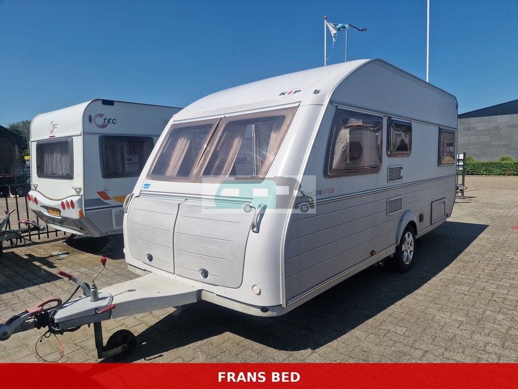 Kip greyline special 47TDB (bj 2006), Caravans en Kamperen, Caravans, Kip, Bedrijf, Schokbreker, 6 tot 7 meter
