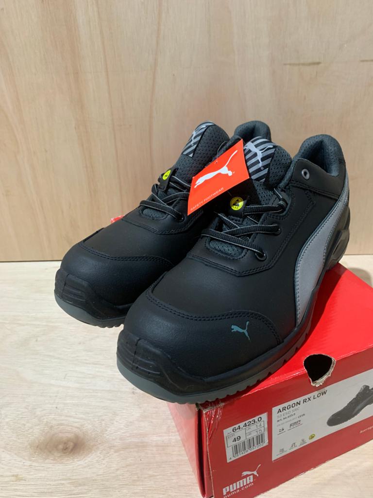 Puma Argon RX Laag S3 Werkschoenen – Maat 49 – Nieuw in Doos, Zwart, Puma, Nieuw, Ophalen of Verzenden