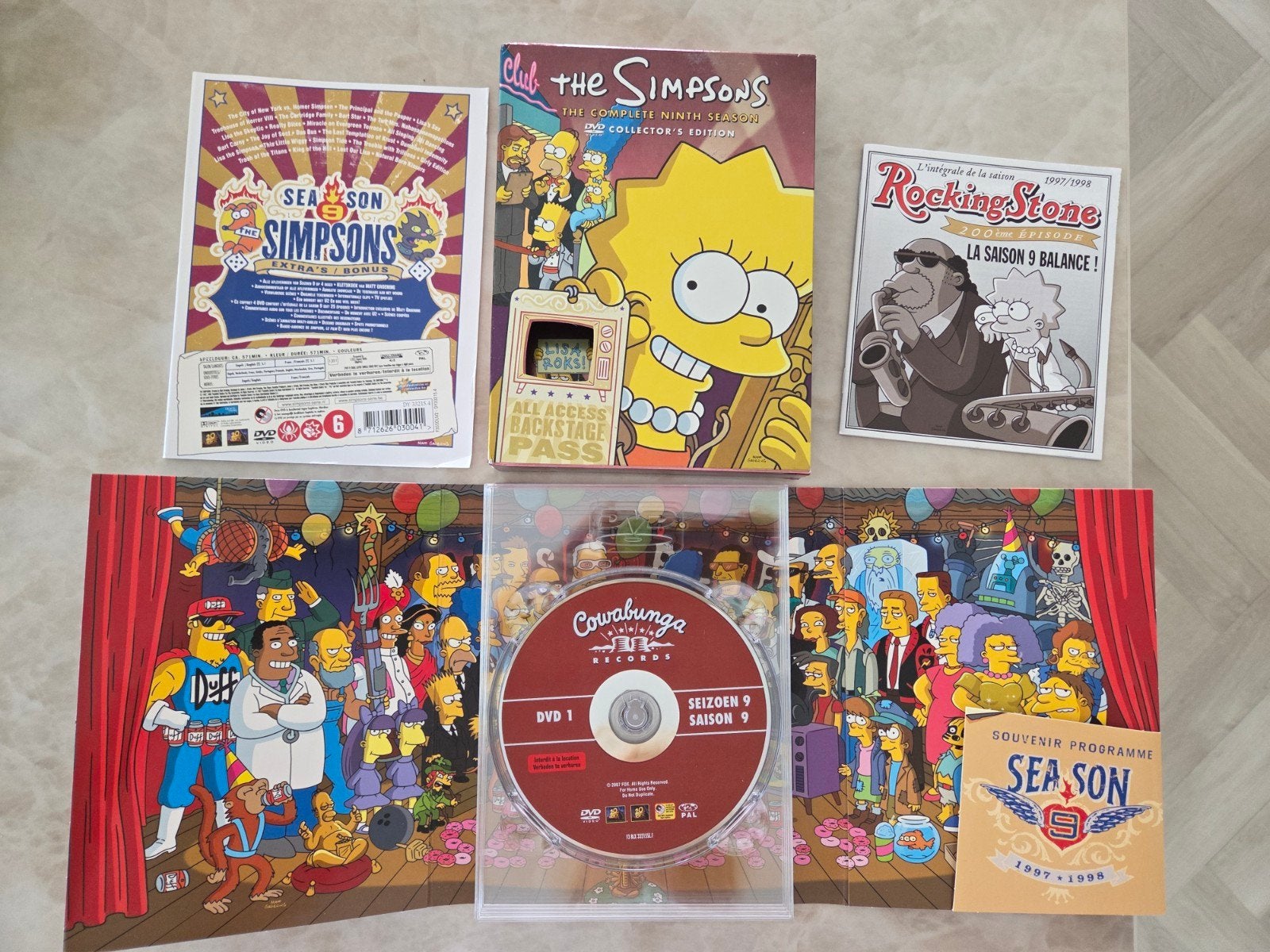 The Simpsons: The Complete Ninth Season Collector's Edition, Alle leeftijden, Ophalen of Verzenden, Zo goed als nieuw, Amerikaans