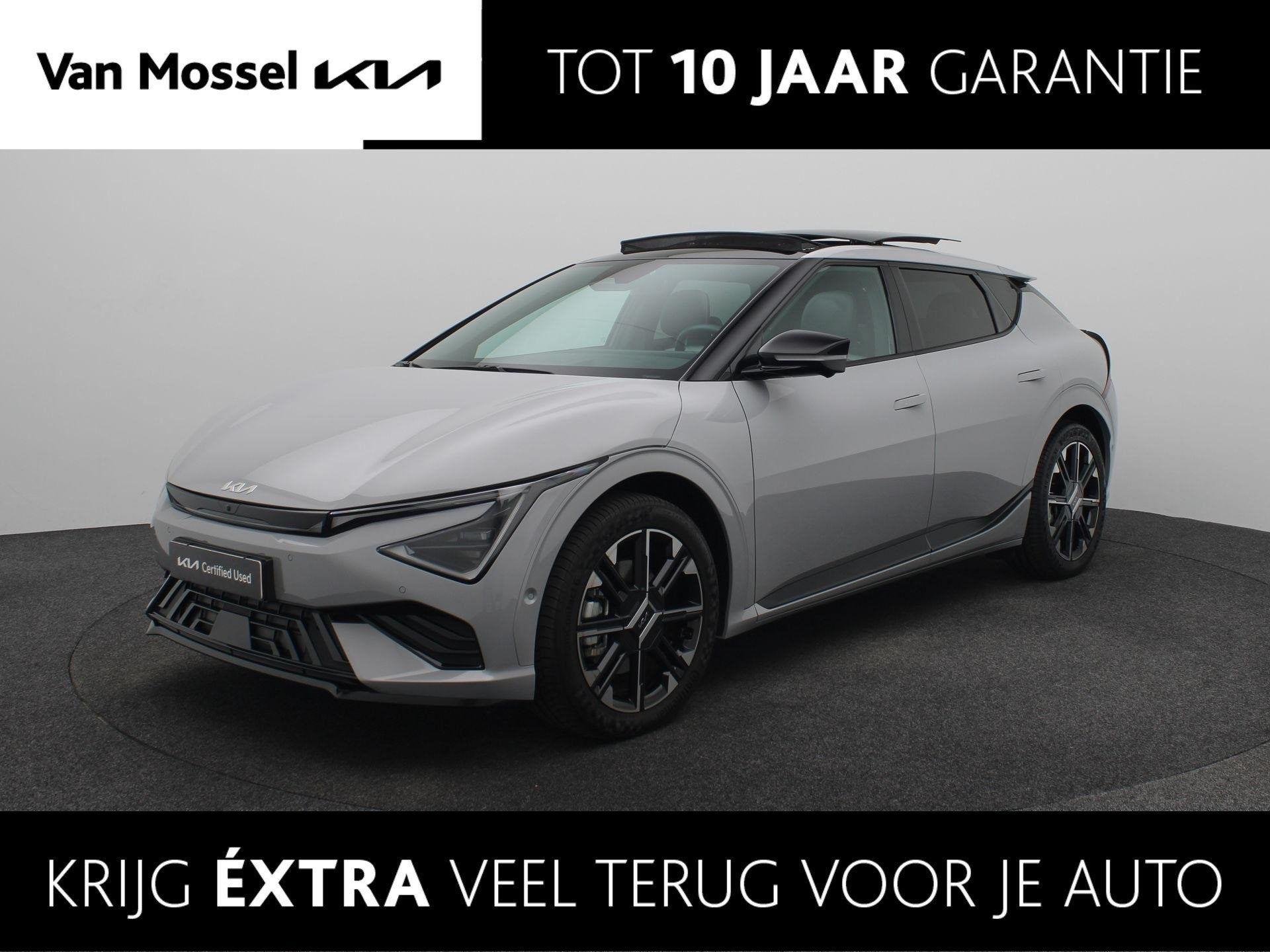 Kia EV6 GT-Line AWD 84 kWh | Pano | Elek. Stoelen met Geheug, Auto's, Kia, 12 maanden, 522 km, Origineel Nederlands, Vierwielaandrijving