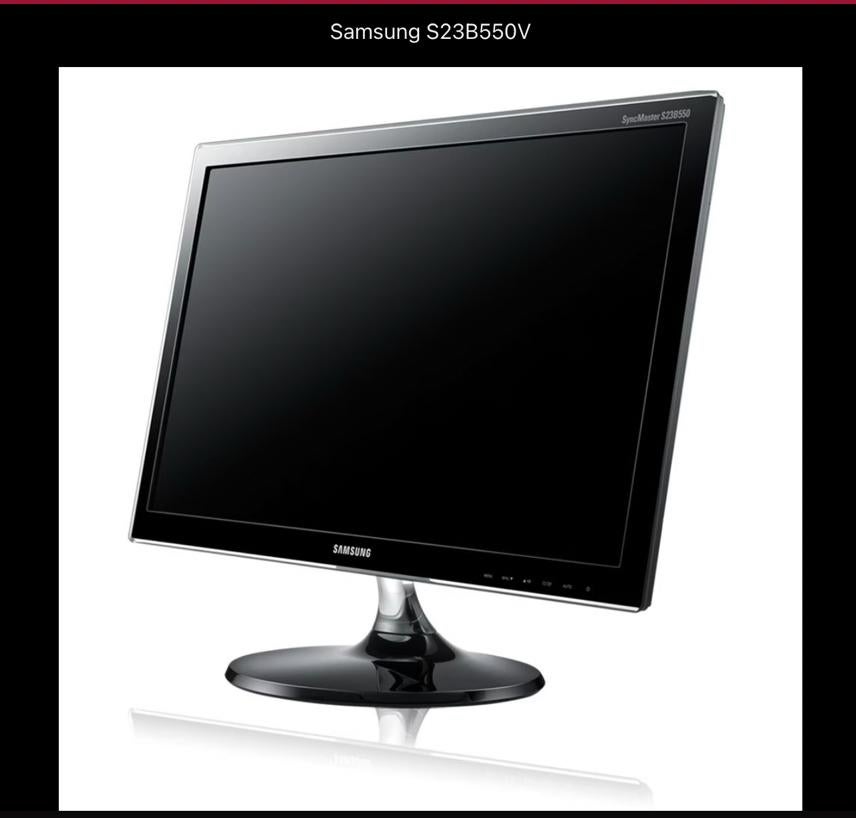 Samsung monitor Syncmaster, Computers en Software, Monitoren, Ophalen, Gebruikt, 23" (1920x1080), 61 t/m 100 Hz