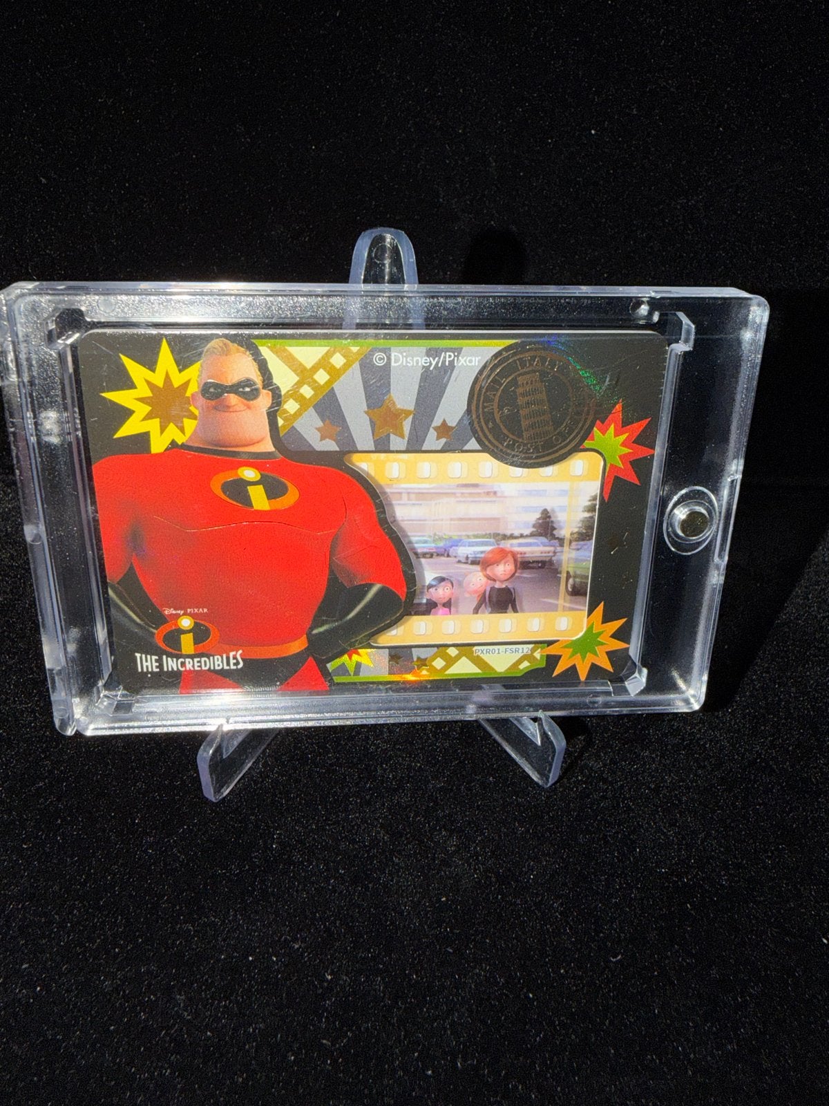Card,Fun Pixar 37th Ann.Film Cell Card The Incredibles, Verzamelen, Verzenden, Zo goed als nieuw, Film, Foto of Kaart
