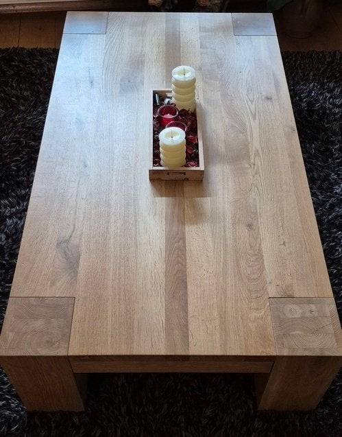 Quint Salontafel, Ophalen, 100 tot 150 cm, Eikenhout, 50 tot 100 cm