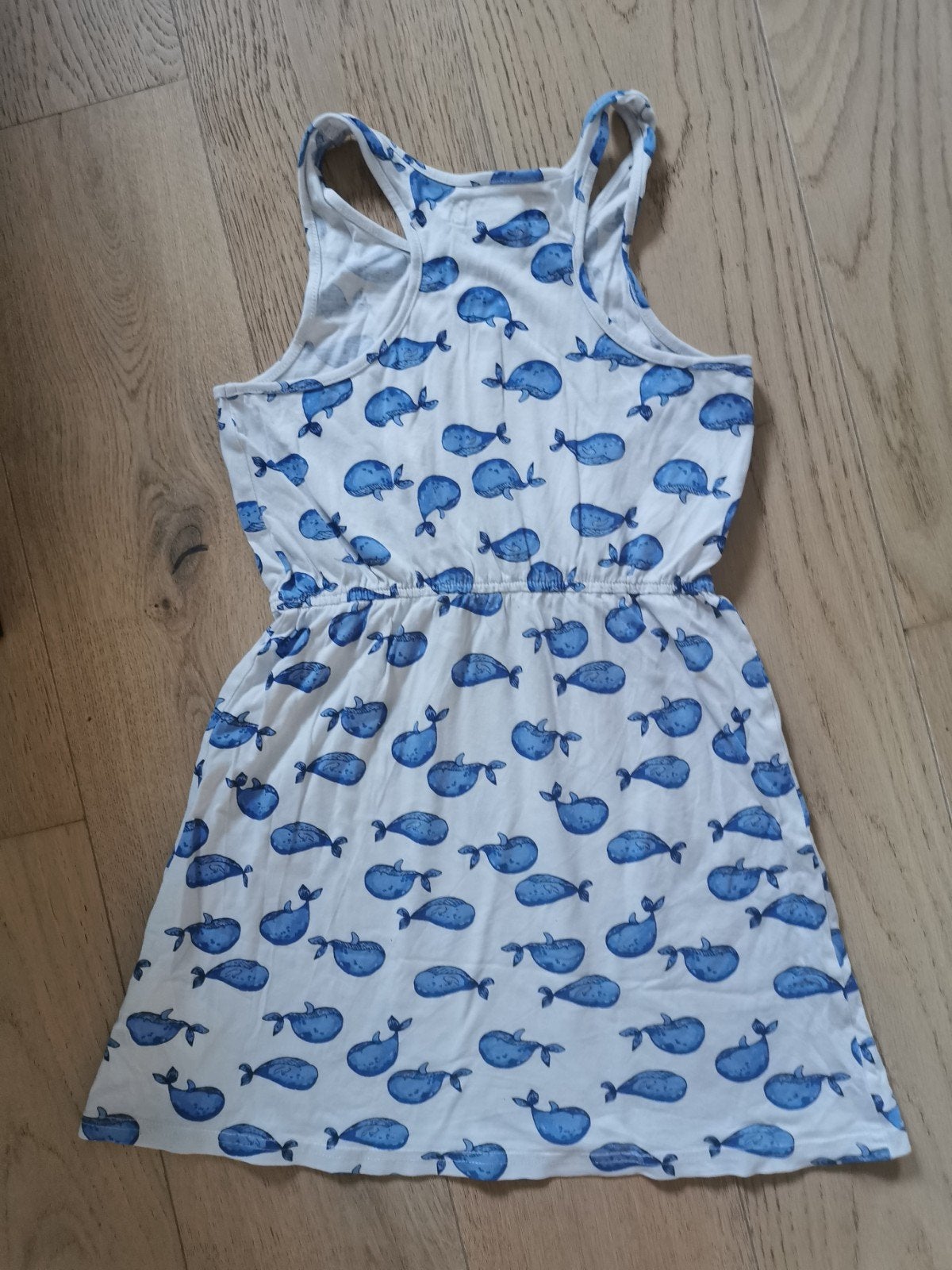 Zomerjurk met walvissen maat 122, Kinderen en Baby's, Kinderkleding | Maat 122, Meisje, H&M, Ophalen of Verzenden, Zo goed als nieuw