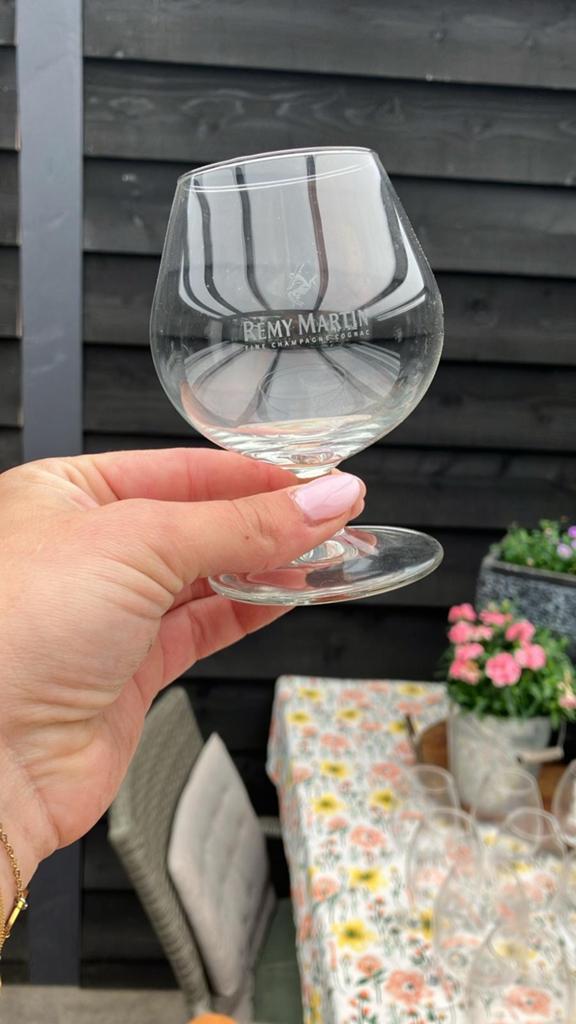 Remy Martin Cognac Glazen - Set van 4, Ophalen, Zo goed als nieuw, Overige merken, Glas