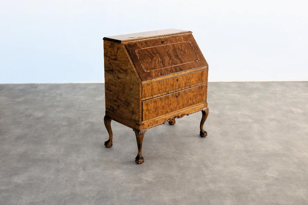 art deco secretaire | kast | jaren 50 | Zweeds, Gebruikt, ., Ophalen of Verzenden, .
