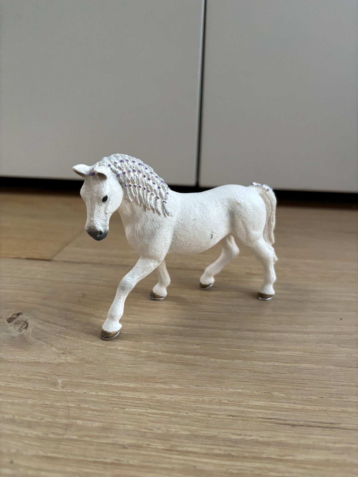 Schleich Wit Paard, Ophalen of Verzenden, Zo goed als nieuw, Jongen of Meisje