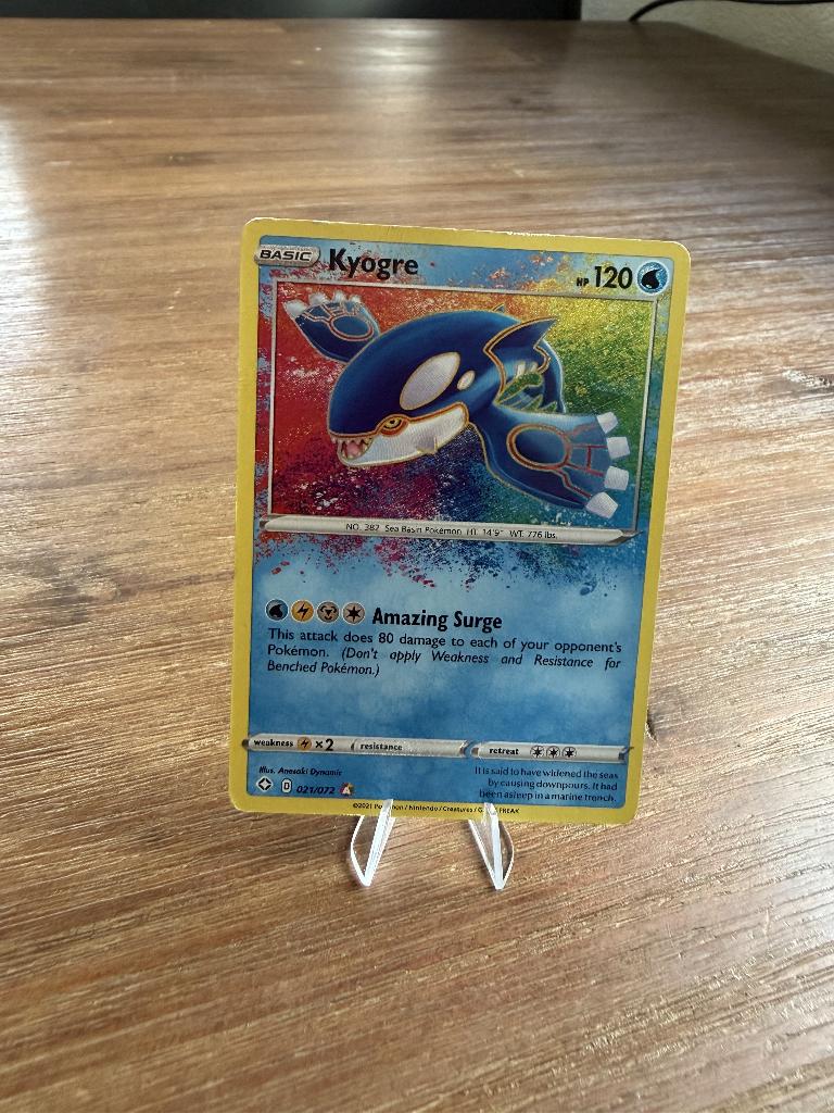 Kyogre - Shining Fates Pokémon kaart, Ophalen, Zo goed als nieuw