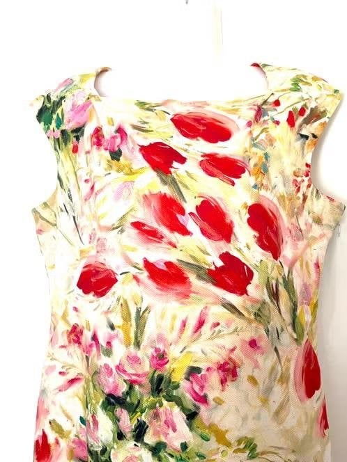 Purdey tulpen jurk maat 42[v], Kleding | Dames, Overige kleuren, Maat 42/44 (L), Ophalen of Verzenden, Zo goed als nieuw