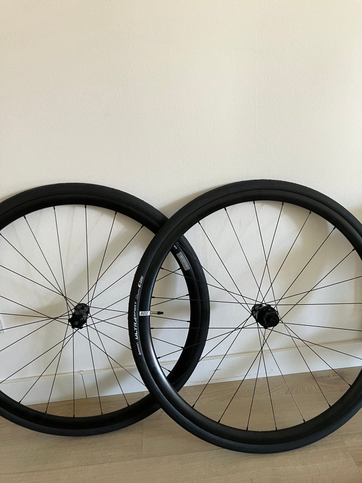 Wielen Rose TwentyFive 19 mm + banden, Nieuw, Aluminium, Racefiets, Ophalen
