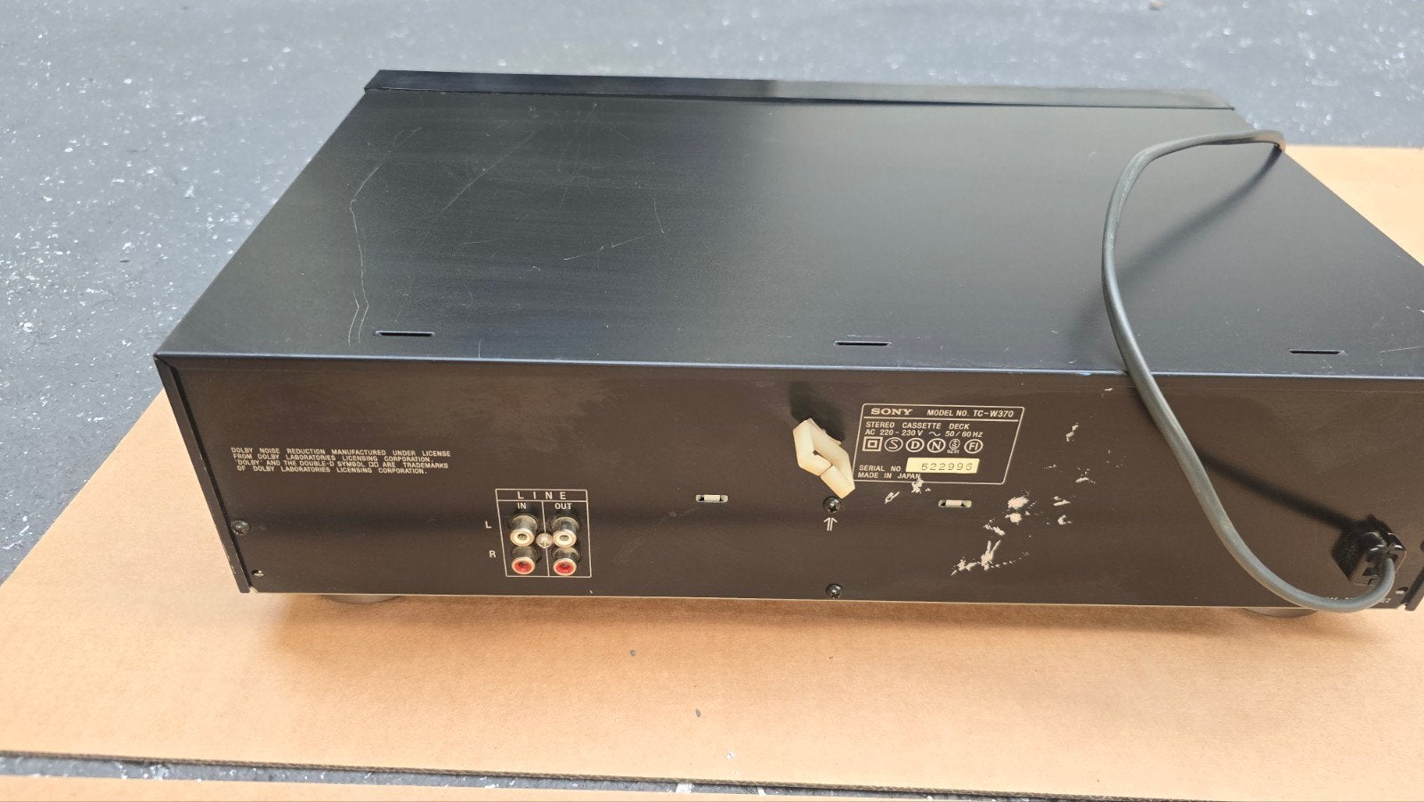 Sony TC-W370 Dubbel Cassettedeck - Vintage Audio, Ophalen of Verzenden, Dubbel, Sony, High speed dubbing