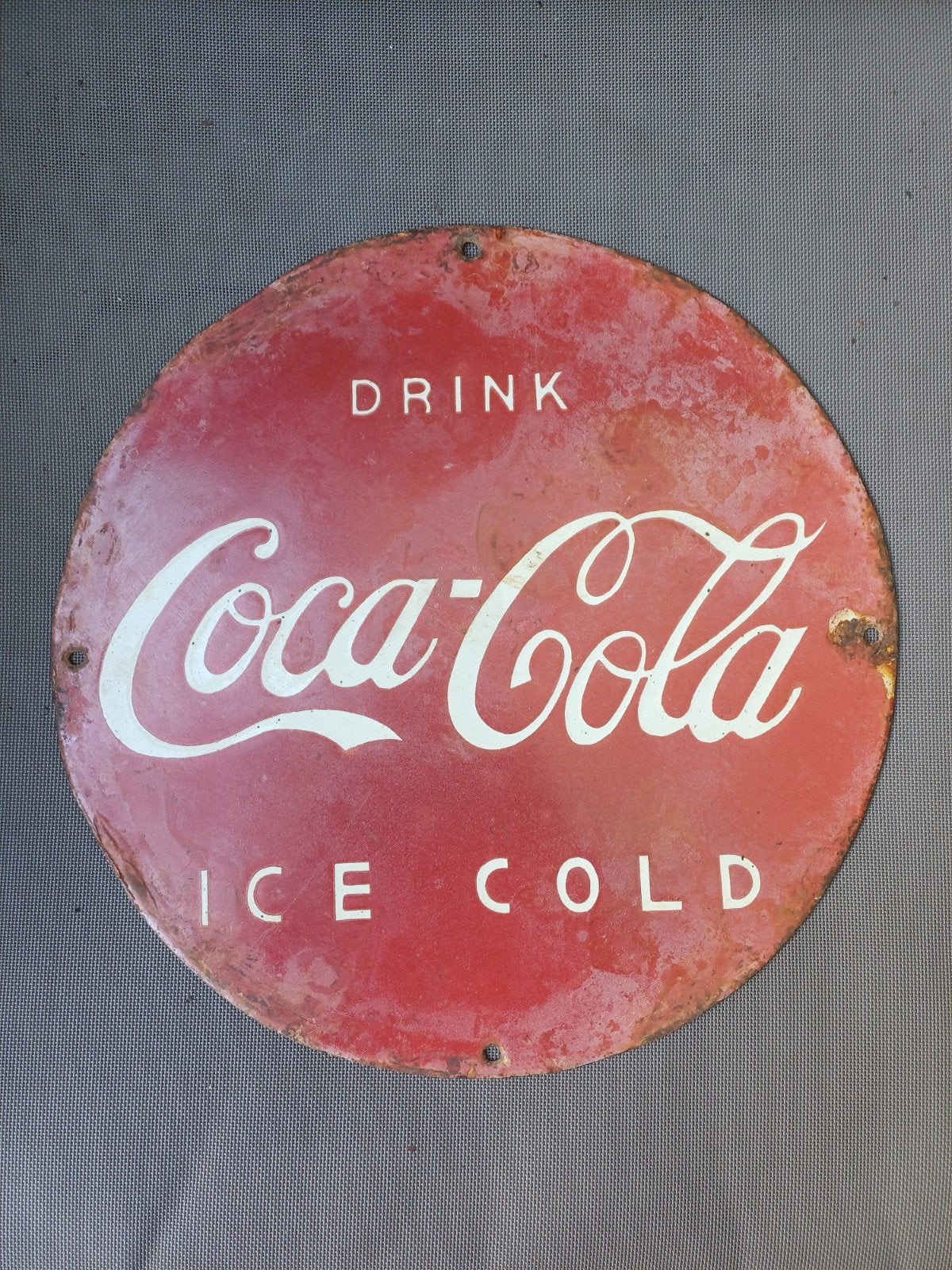 Emaiile bord Coca-Cola. USA, Antiek en Kunst, Ophalen of Verzenden