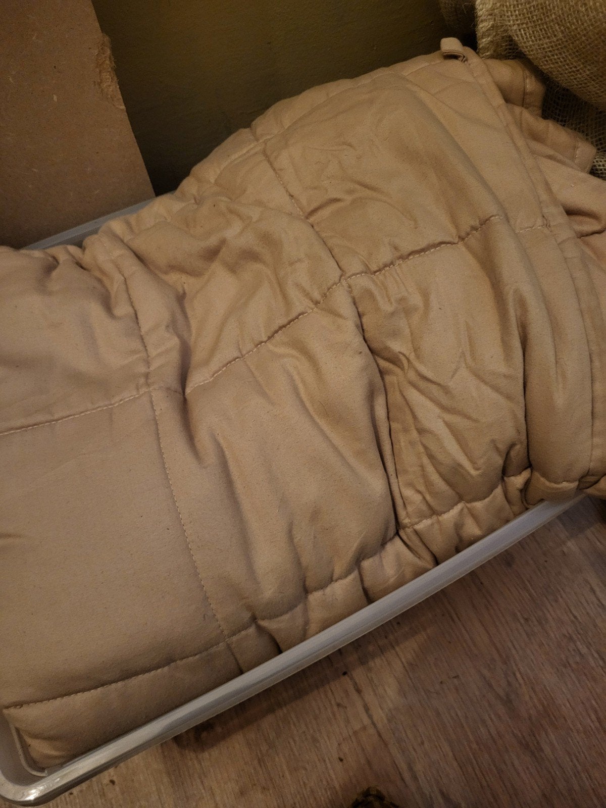 verzwaringsdeken 10 kg, Ophalen, Gebruikt, Eenpersoons, Deken of Dekbed