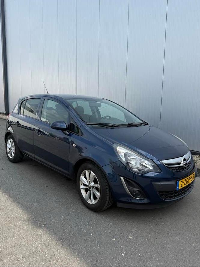 Opel Corsa 1.2 16V 5D 2014 Blauw, Auto's, Voorwielaandrijving, 1063 kg, 4 cilinders, Blauw
