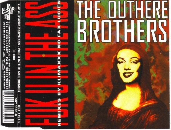 THE OUTHERE BROTHERS CD SINGLE FUK U IN THE ASS, Ophalen of Verzenden, Zo goed als nieuw, Pop