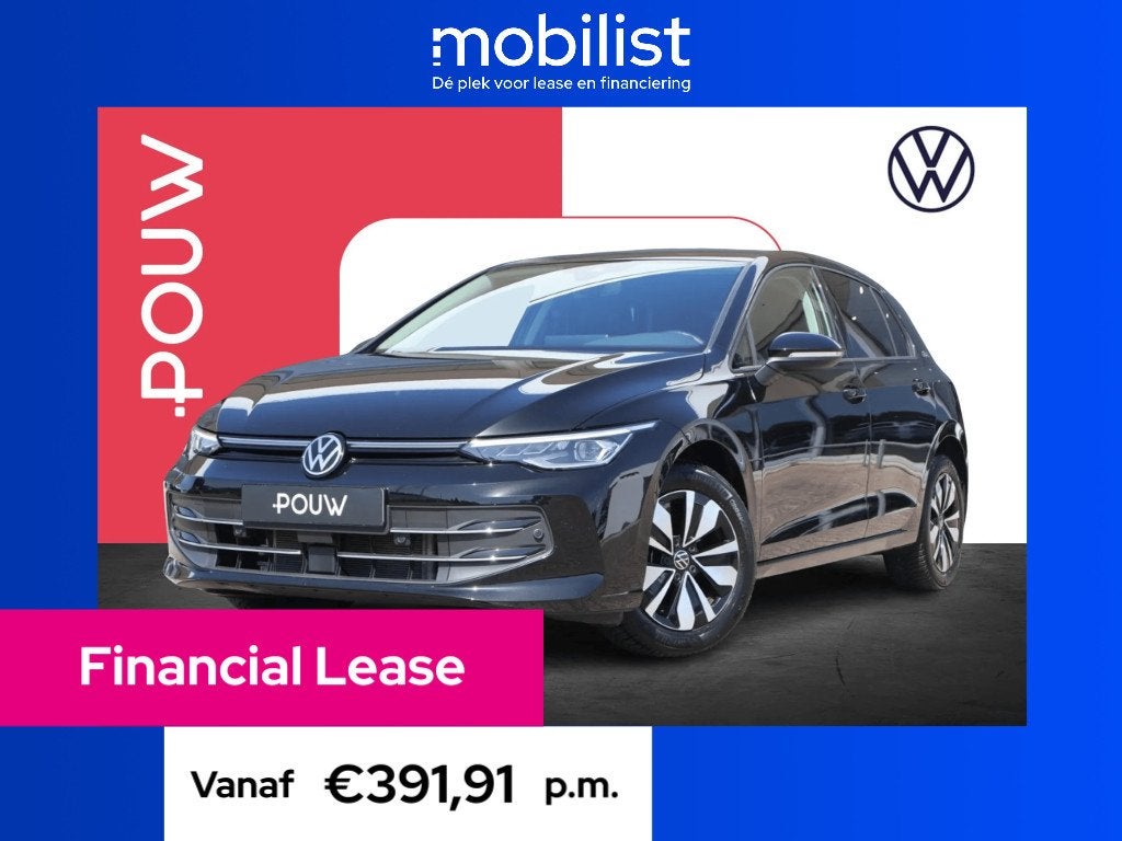 Volkswagen Golf 1.5 TSI 115pk Life Edition (bj 2025), Voorwielaandrijving, Automatische klimaatregeling, 4 cilinders, Zwart