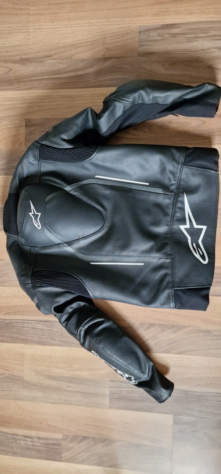 Alpinestars leren motorpak (jas en broek) - Maat EU 52, Motoren, Kleding | Motorkleding, Heren, Jas | leer, Ophalen of Verzenden