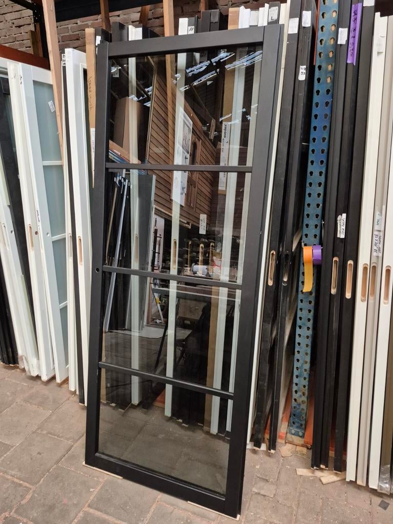 83x211,5cm Binnendeur opdek links draaiend staallook SL10, 80 tot 100 cm, ., Binnendeur, Nieuw
