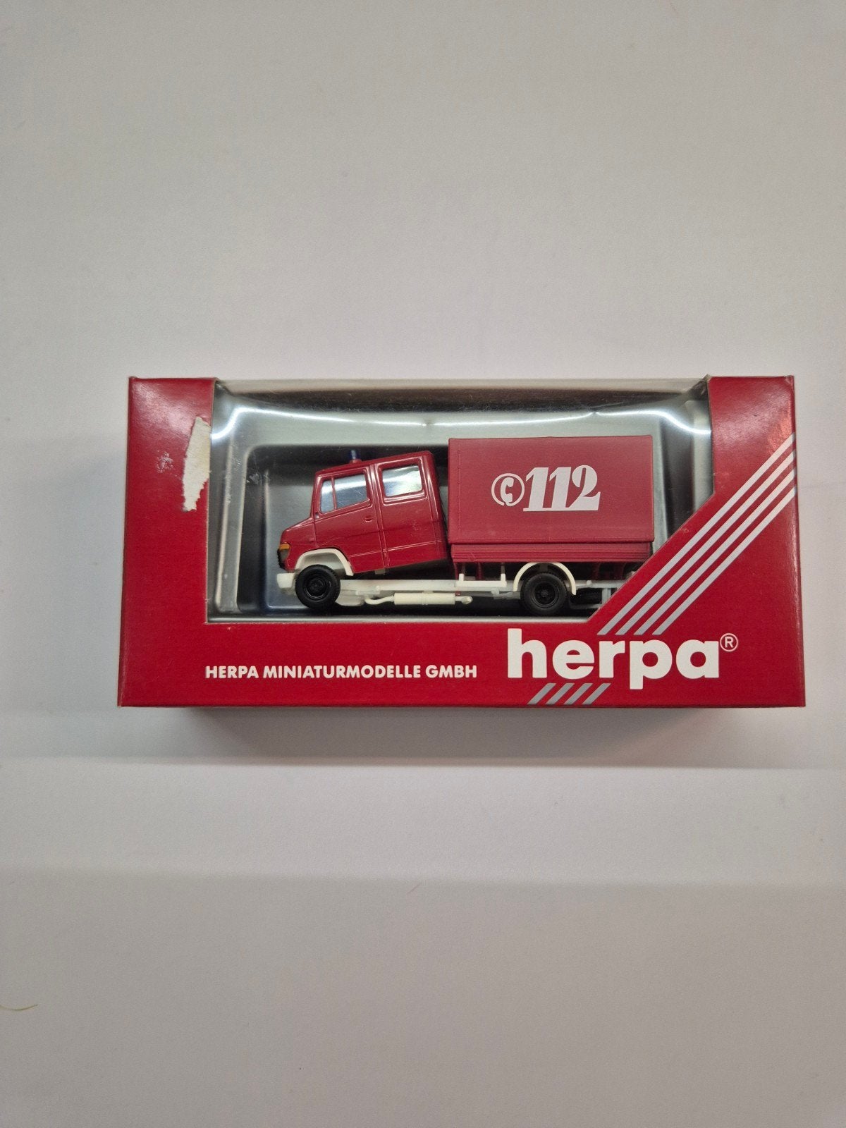Herpa Mercedes-Benz Vario brandweerwagen 1:87, Hobby en Vrije tijd, Ophalen of Verzenden, Nieuw, Bus of Vrachtwagen, Herpa