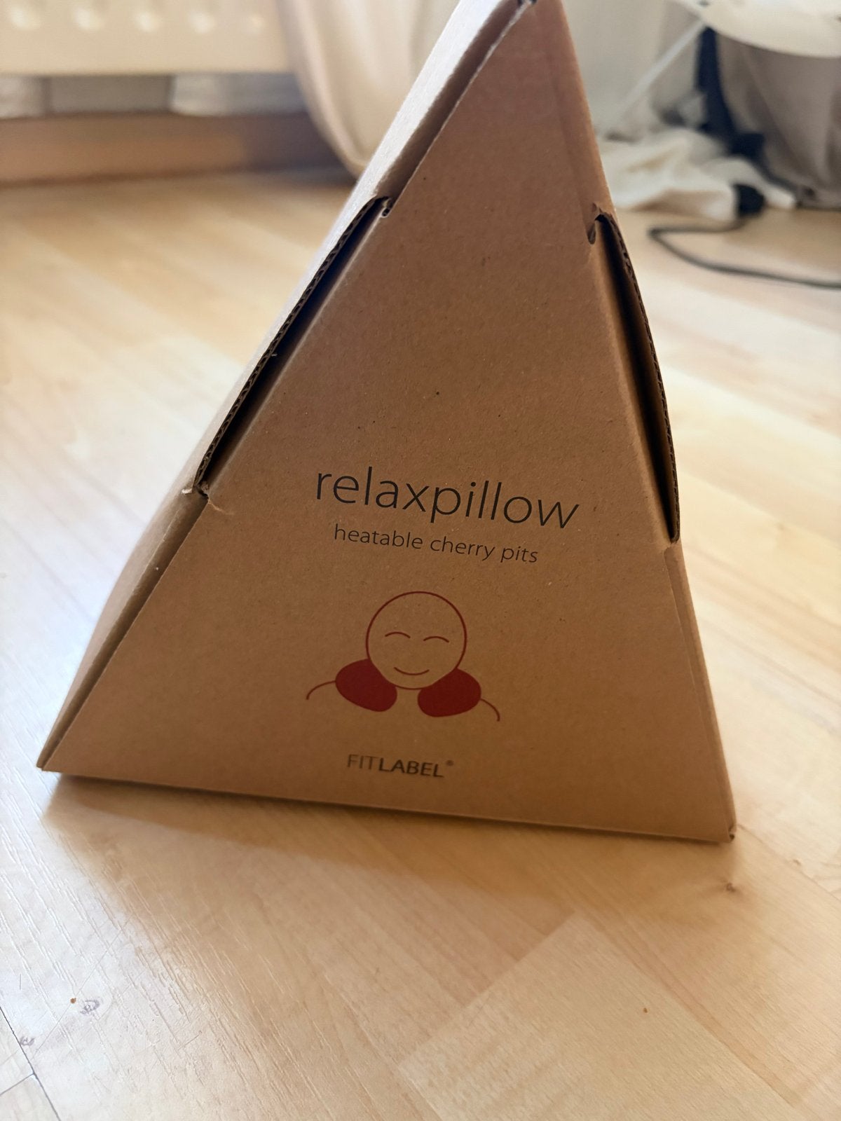 Relaxpillow warmtekussen met kersenpitten - Nieuw, Ophalen, Overige merken, Bruin, Nieuw