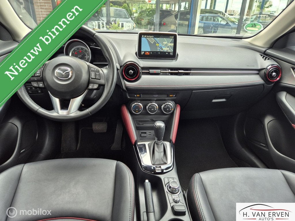 Mazda CX-3 2.0 SkyActiv-G GT-M LEDER CAMERA ADAPTIVE CRUISE, Auto's, 1998 cc, 625 kg, Euro 6, 4 cilinders