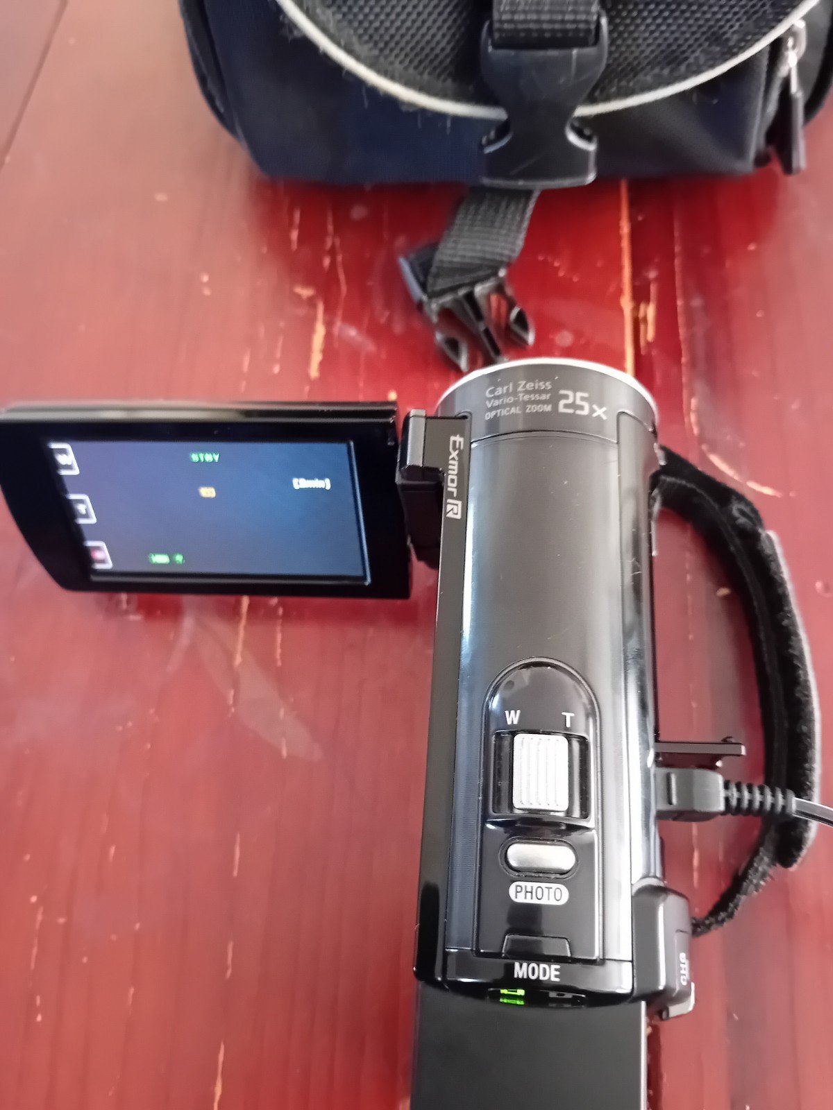 Sony Handycam HDR-CX115 Full HD Camcorder met tas zonder opl, Full HD, 20x of meer, Overige soorten, Ophalen of Verzenden