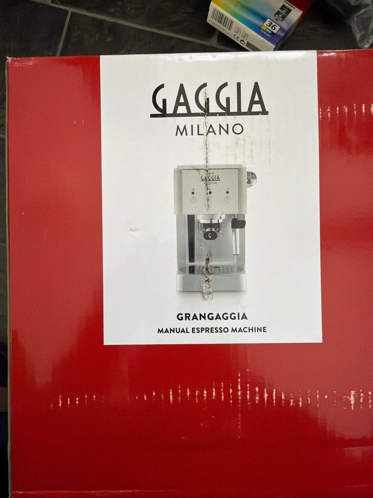 Gaggia Milano Grangaggia Handmatige Espressomachine, Witgoed en Apparatuur, Ophalen of Verzenden, Nieuw, Espresso apparaat, Gemalen koffie